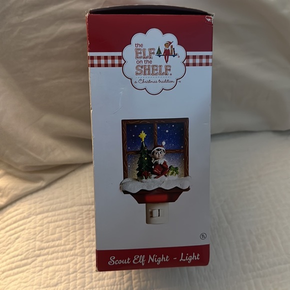 Elf on the Shelf nightlight in box Scout Elf night time sky in window Xmas nice - Picture 6 of 16